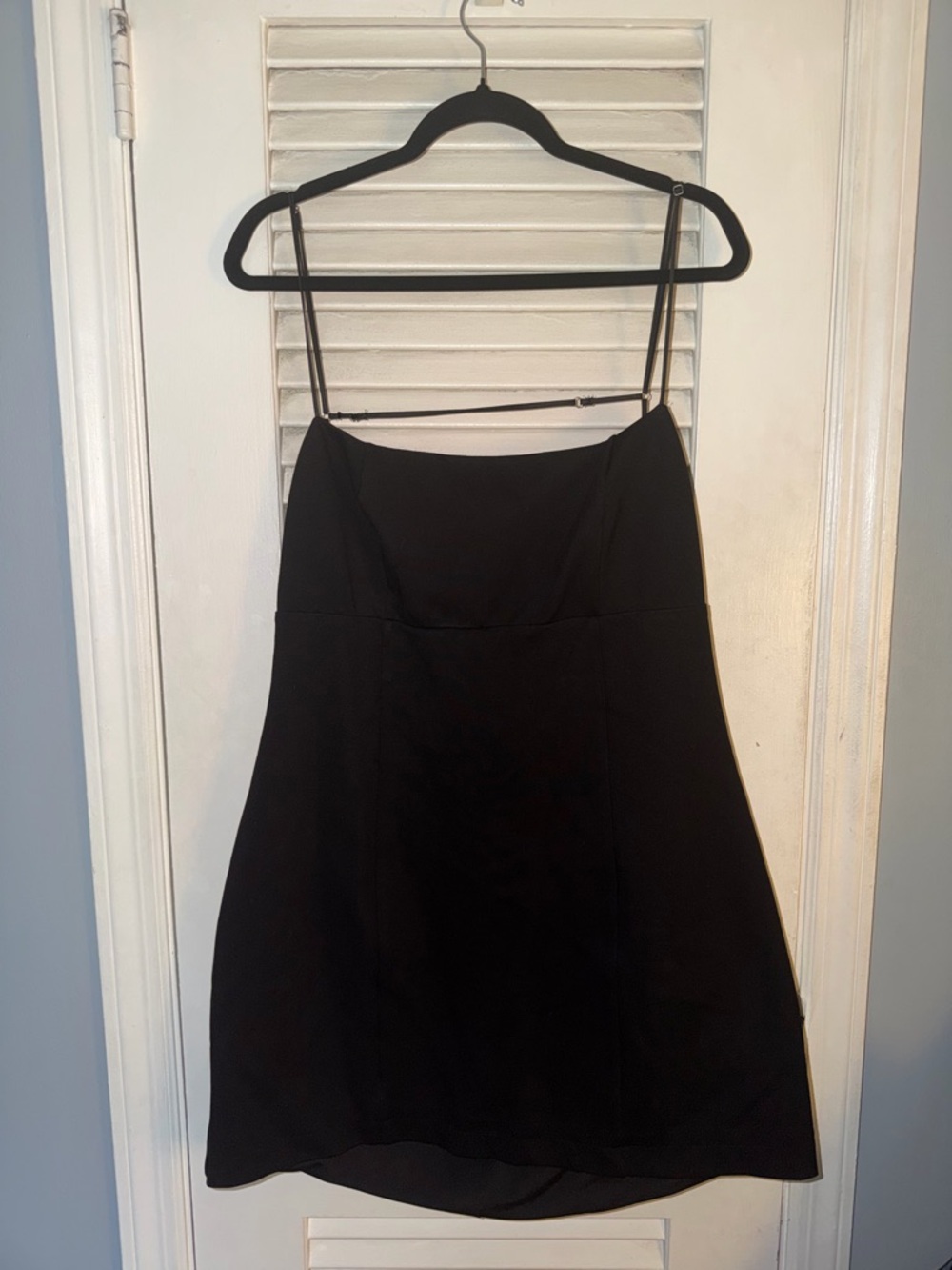 Abercrombie & Fitch Black Mini Dress with Spaghetti Straps
